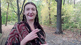 Deepthroat 45 Outdoor Smoking & Bareness By Gypsy Dolores