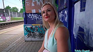 Random Blonde Woman Picked Up For Sex And Cam Fucked In Crazy Rounds