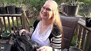 Saggy Mature Mom Shares Home Alone Perversions In Marvelous Solo