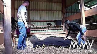 Busty Asian Having Sex With The Farm Boy