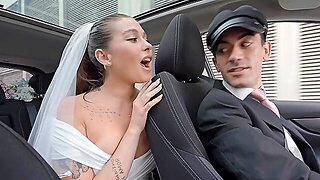 Tattooed Bride With Natural Boobs Takes Good Care Of Jordi’s Cock