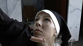 Bossy Nuns Gagging Slut