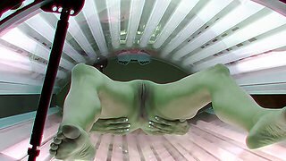 Amazing Hot Teen In Solarium