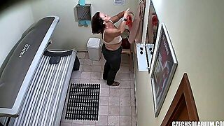 Beautiful Fatty Milf Cought In Solarium