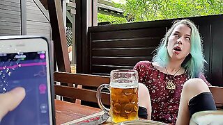 Kinky Step Siblings Use Remote Control Vibrator In Public