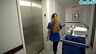 Latina Maid Gets Fucked By Hotel Guest