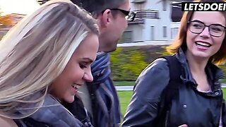 Tourist Joins Pair For Steamy Sex On Christmas - Letsdoeit