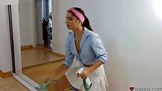 Maid Has Anal Orgasm After Spanking