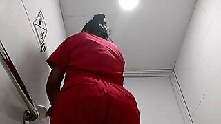 Filming Nurse And Patient In Public Toilet