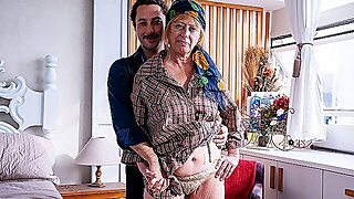 First Rough Anal With A Ugly Grandma