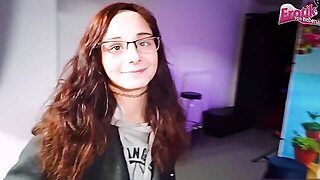 Young Brunette Slut Has A Casting In The Studio