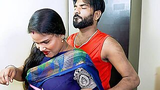 Indian Desi Tamil Milky Boobs Bhabhi And Sexy Boy Very Good Sexy Chudai