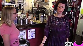 Two Curvy Ladies, Maggie And Sadie, Enjoying A Steamy Lesbian Encounter