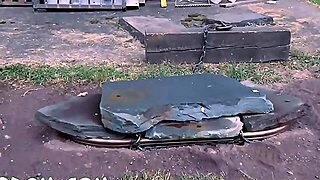 Caged Babe To Give Blowjob