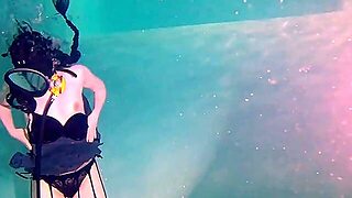 Cosplay Bondage Underwater