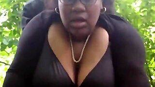 Banging Youthful Thick Large Ass Black Doxy Out In Public