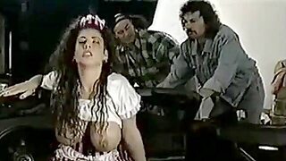 Autosport With Titziana German Vintage Porn Ft. Gina Golany: Big Tits, Blowjob Brunette Porn