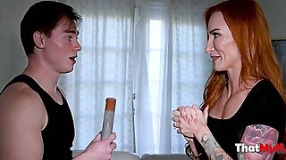 Neighborhood Redhead Mother I'd Like To Fuck Sophia Locke Cheats On Spouse With Youthful Man Anthony
