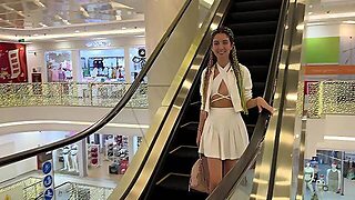 travestis em santos - Crazy Cumwalk In Public Shopping Mall Blowjob In Public Toilet