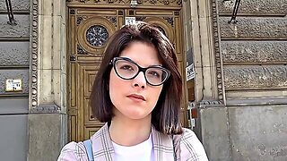 Sara Bell - Cute College Teen 18+ Sara Talk To First Time Anal At Casting