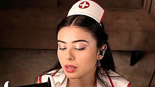 Home Nurse Helps You Get Hard Asmr Hot