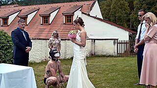A Hot Bride Is Getting Fucked By Her Husband In Public
